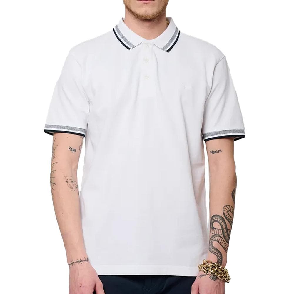 Polo Blanc Homme Kaporal JARODE25 1