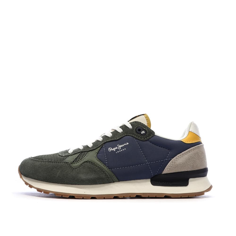 Baskets Vertes Homme Pepe jeans Brit Prints 1