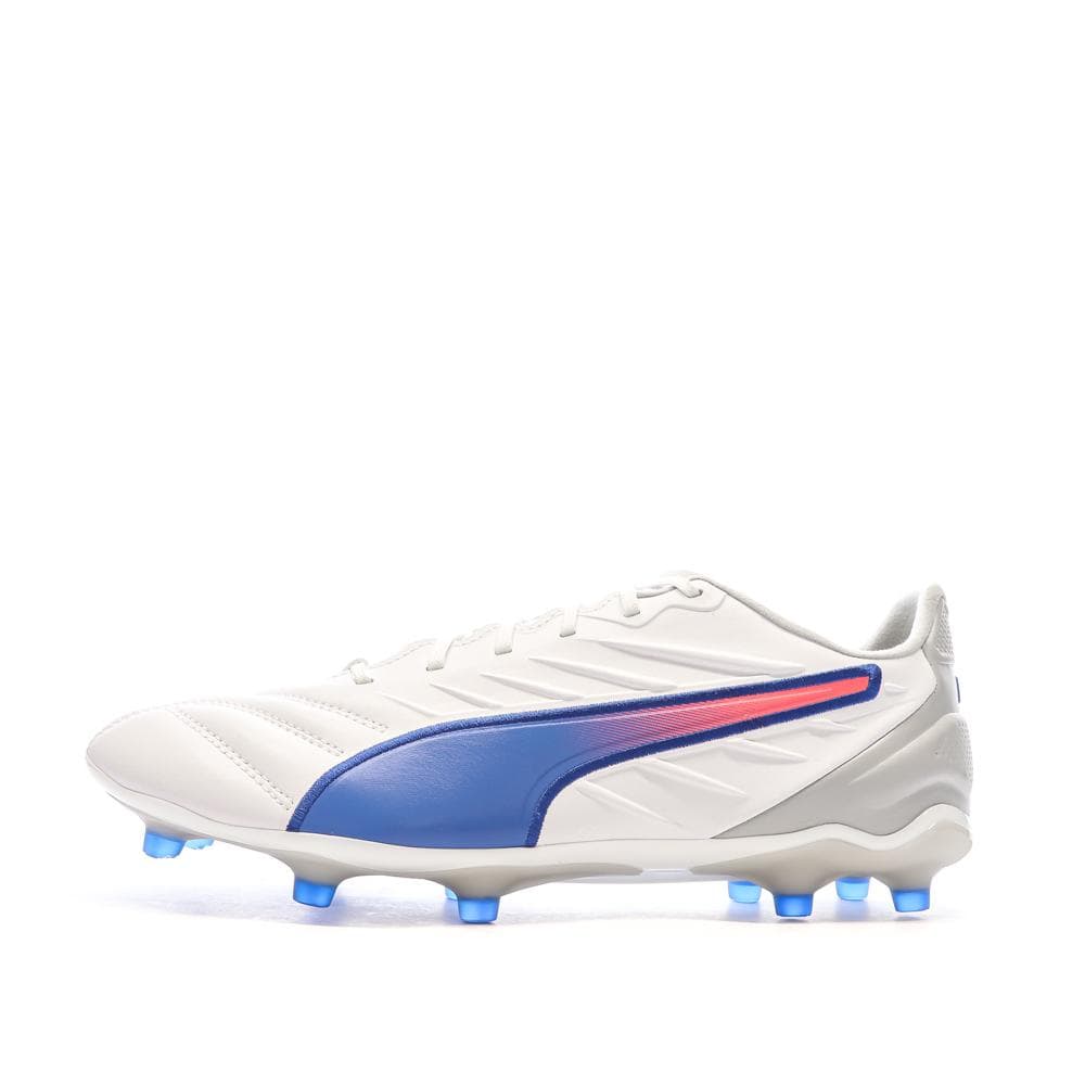 Chaussures de football Blanches/Bleu Homme Puma King Pro 1