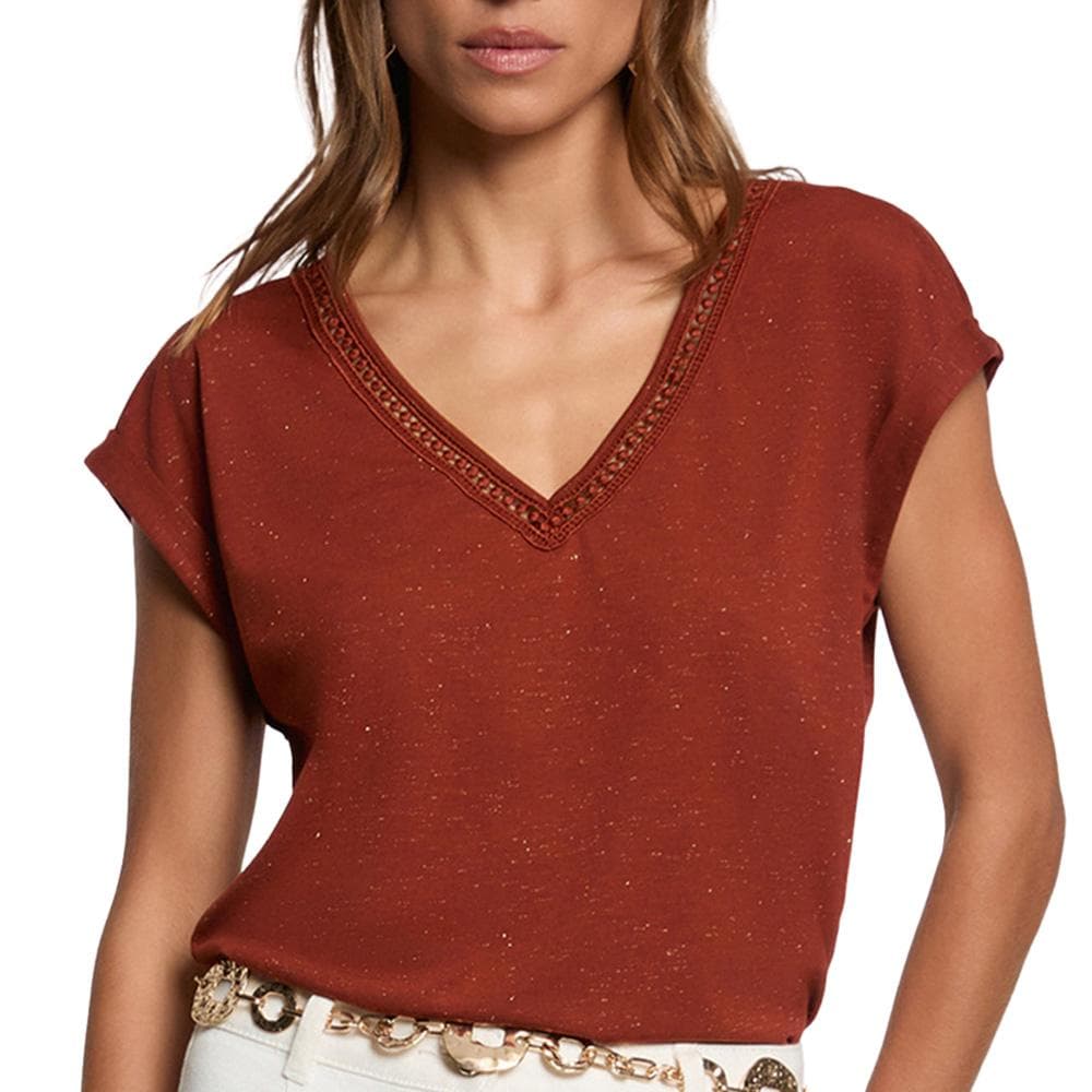 T-shirt Terracotta Femme Morgan DAKA 1