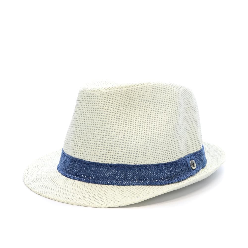 Chapeaux Blanc Fedora Via Lorenzo Trilby Ivoire 1