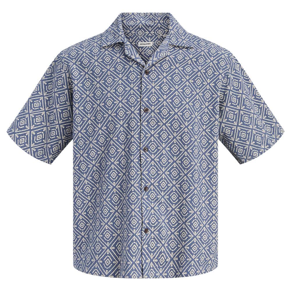 Chemise Bleu/Beige Homme Jack & Jones Vincent 1