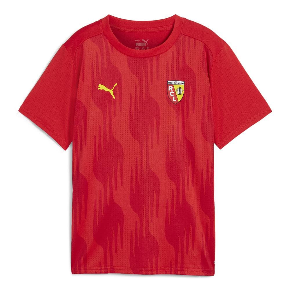 RC Lens Maillot Prematch Rouge Junior Puma 24/25 1
