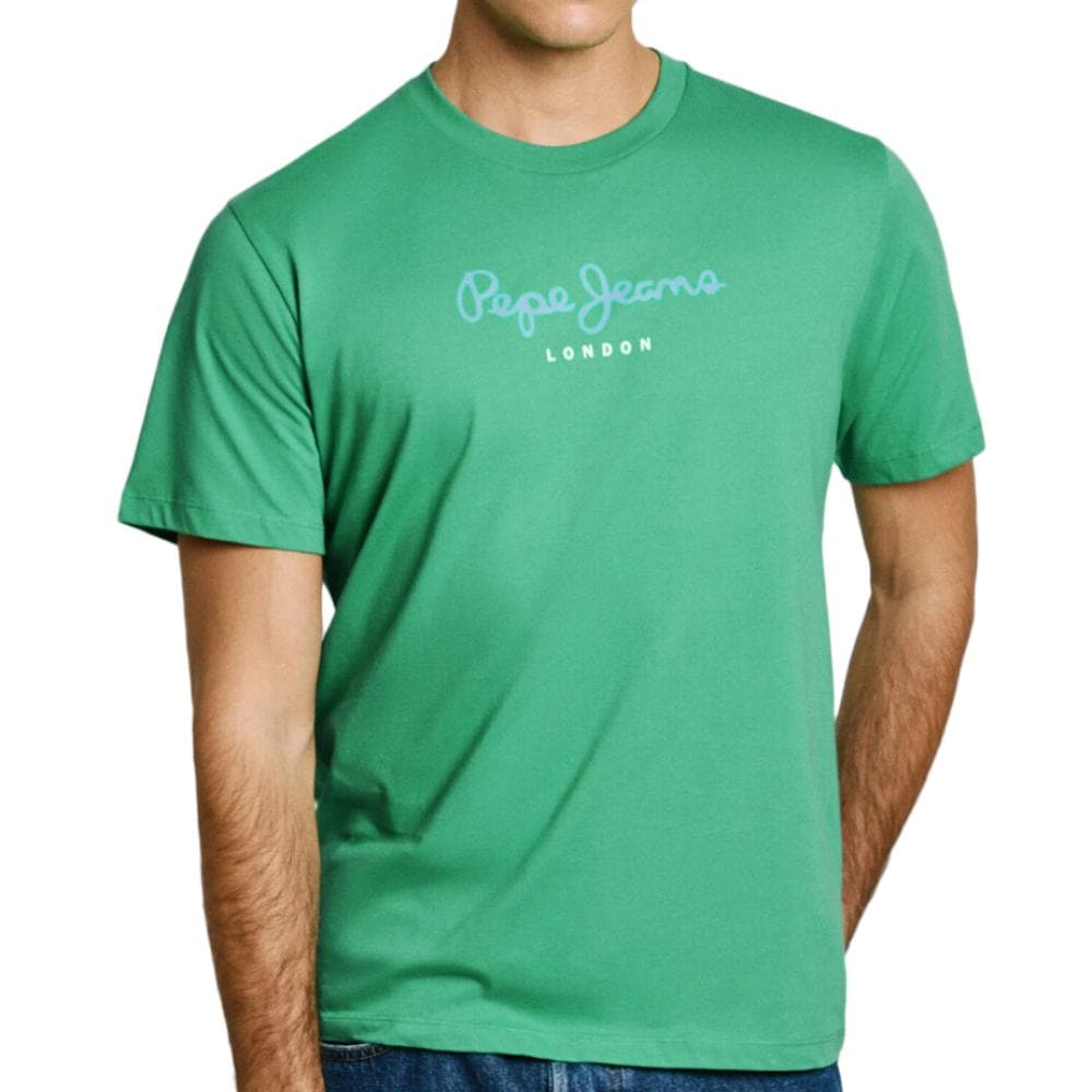 T-shirt Vert Homme Pepe Jeans 508208 1
