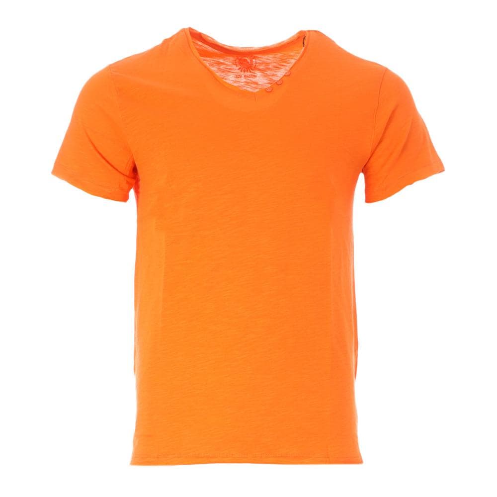 T-shirt Orange Homme American People Sunny 1