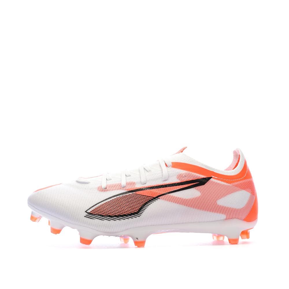 Chaussures de football Blanches/Oranges Homme Puma Ultra 5 Match 1