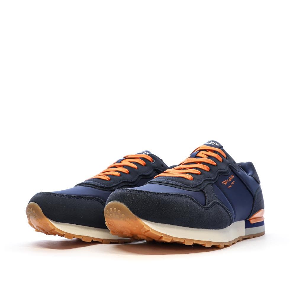 Baskets Marine/Orange Homme Teddy Smith Yellow 6