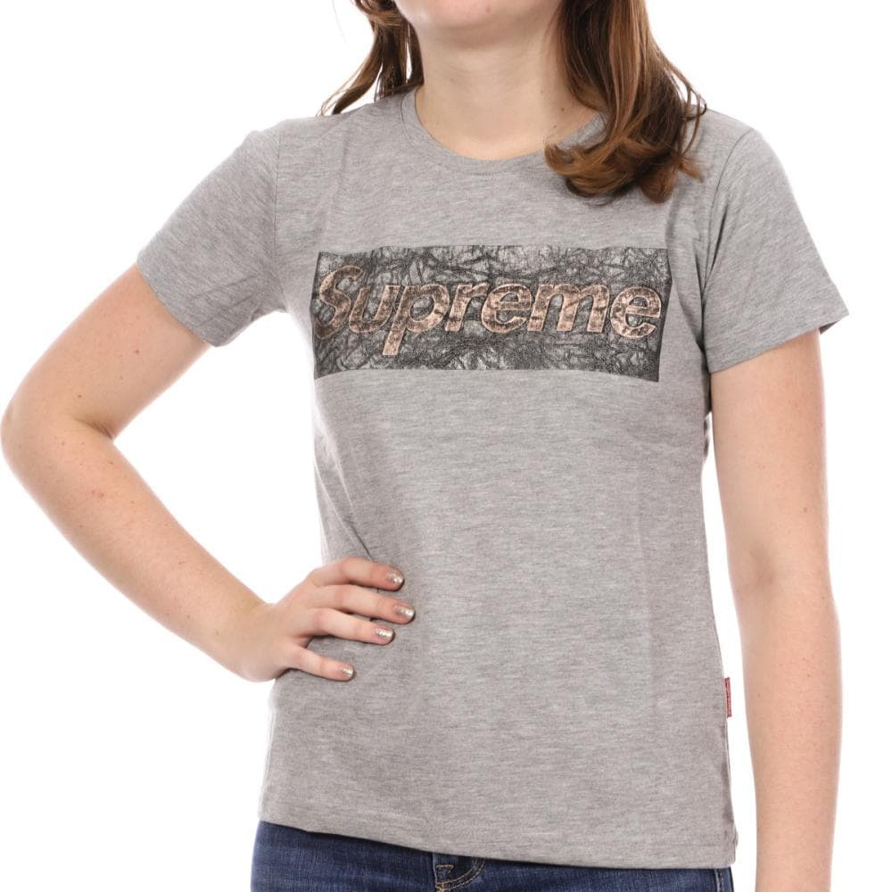 T-shirt Gris Femme Supreme Grip Laila 1