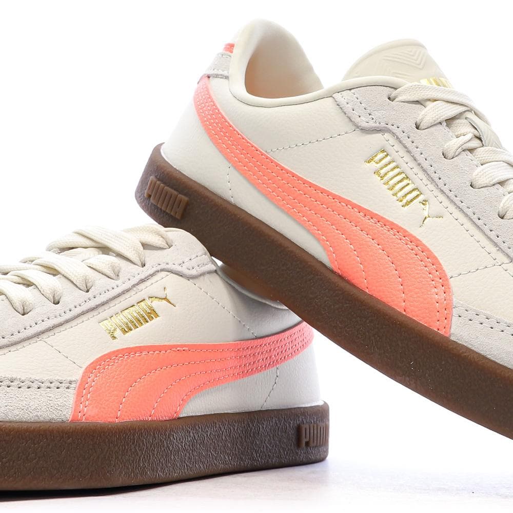 Baskets Beiges/Roses Femme Puma Club Ii Era 7