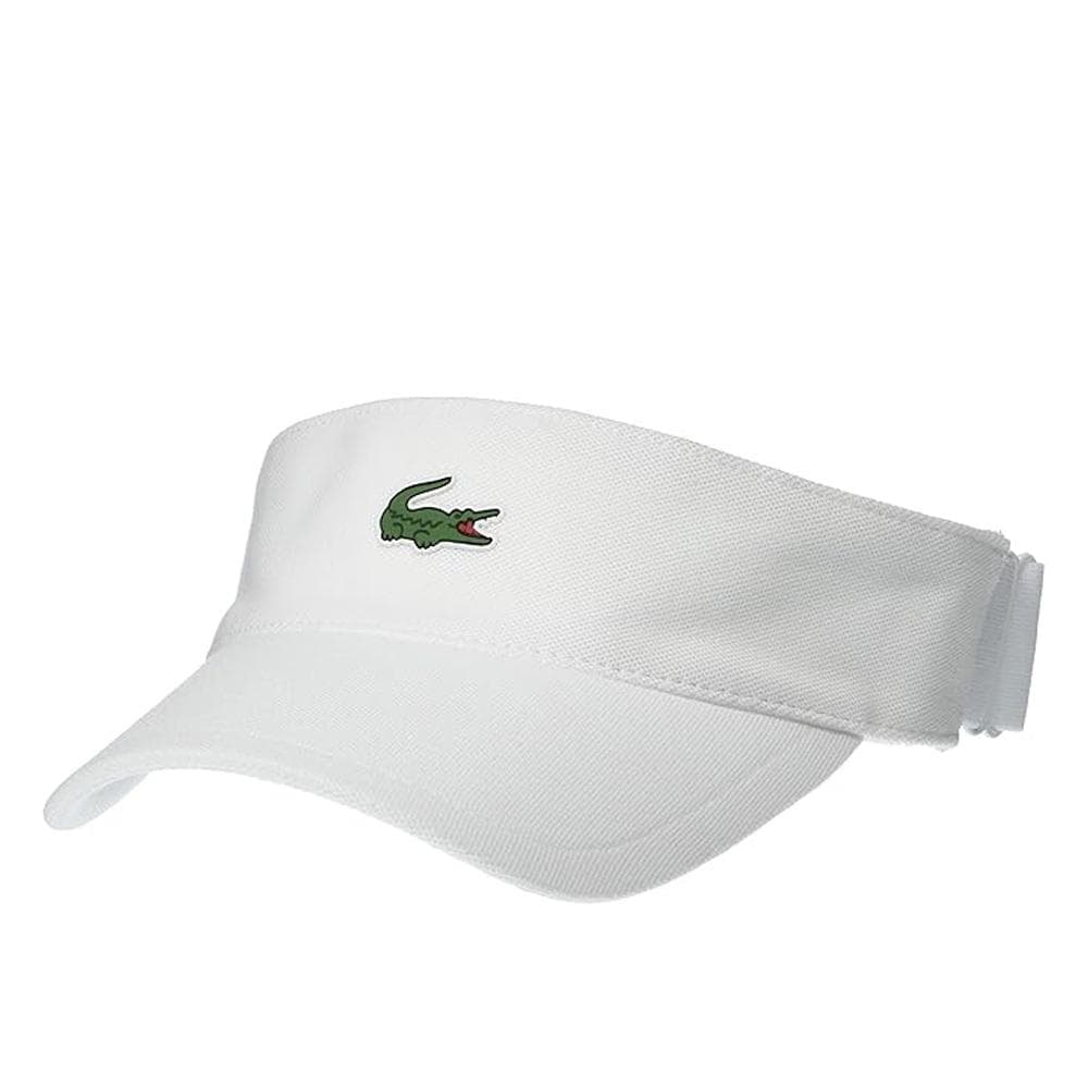 Visière Sport Blanc Lacoste taffetas diamanté 1