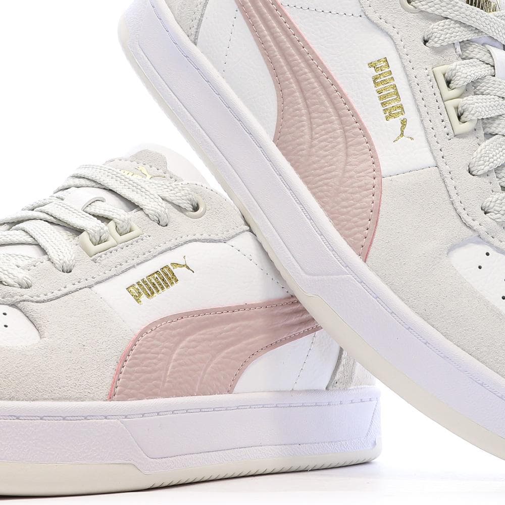Baskets Blanc/Rose Femme Puma Caven 2.0 Lux Sd 7