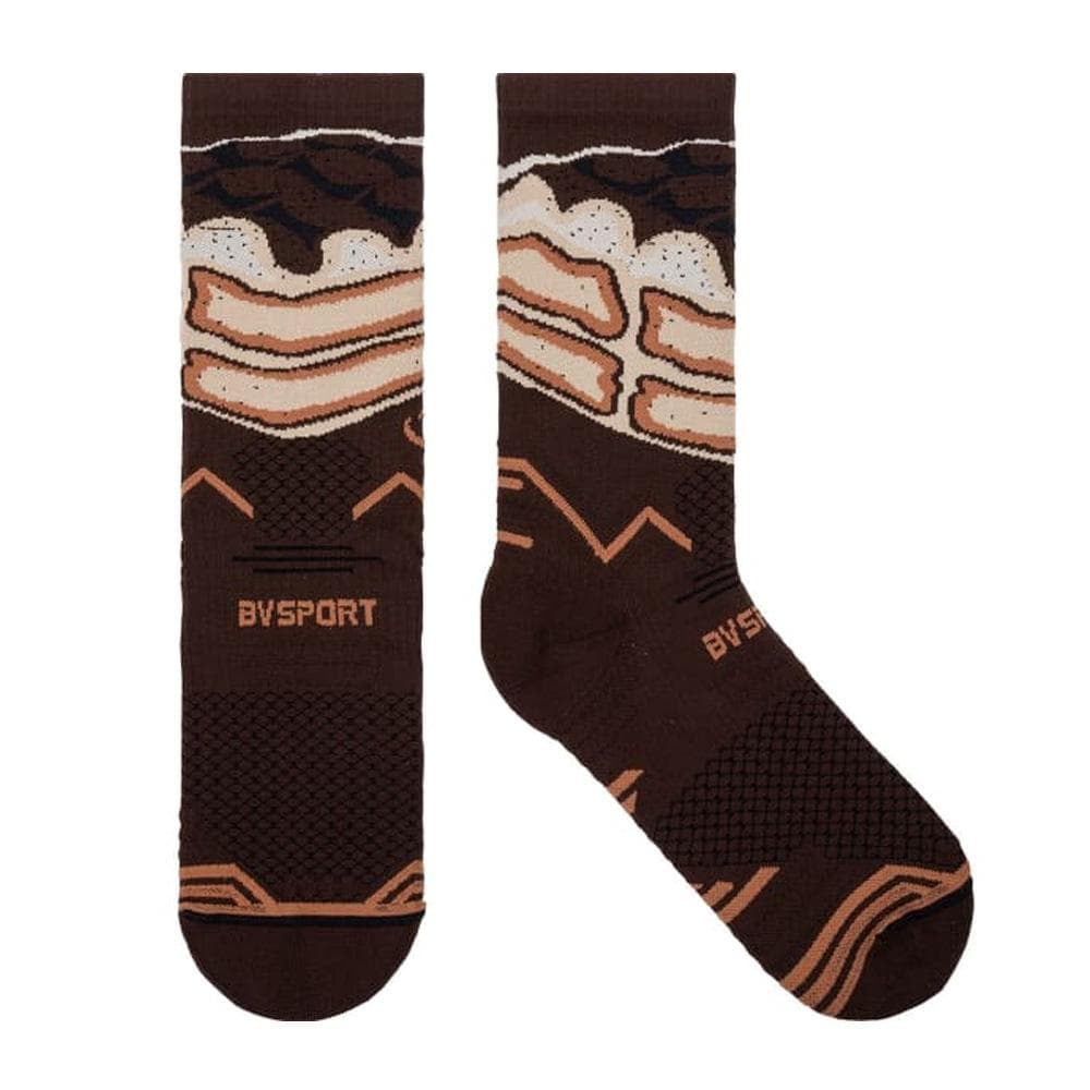 X1 Paires de Chaussettes Marron BV SPORT Trail Biere 2