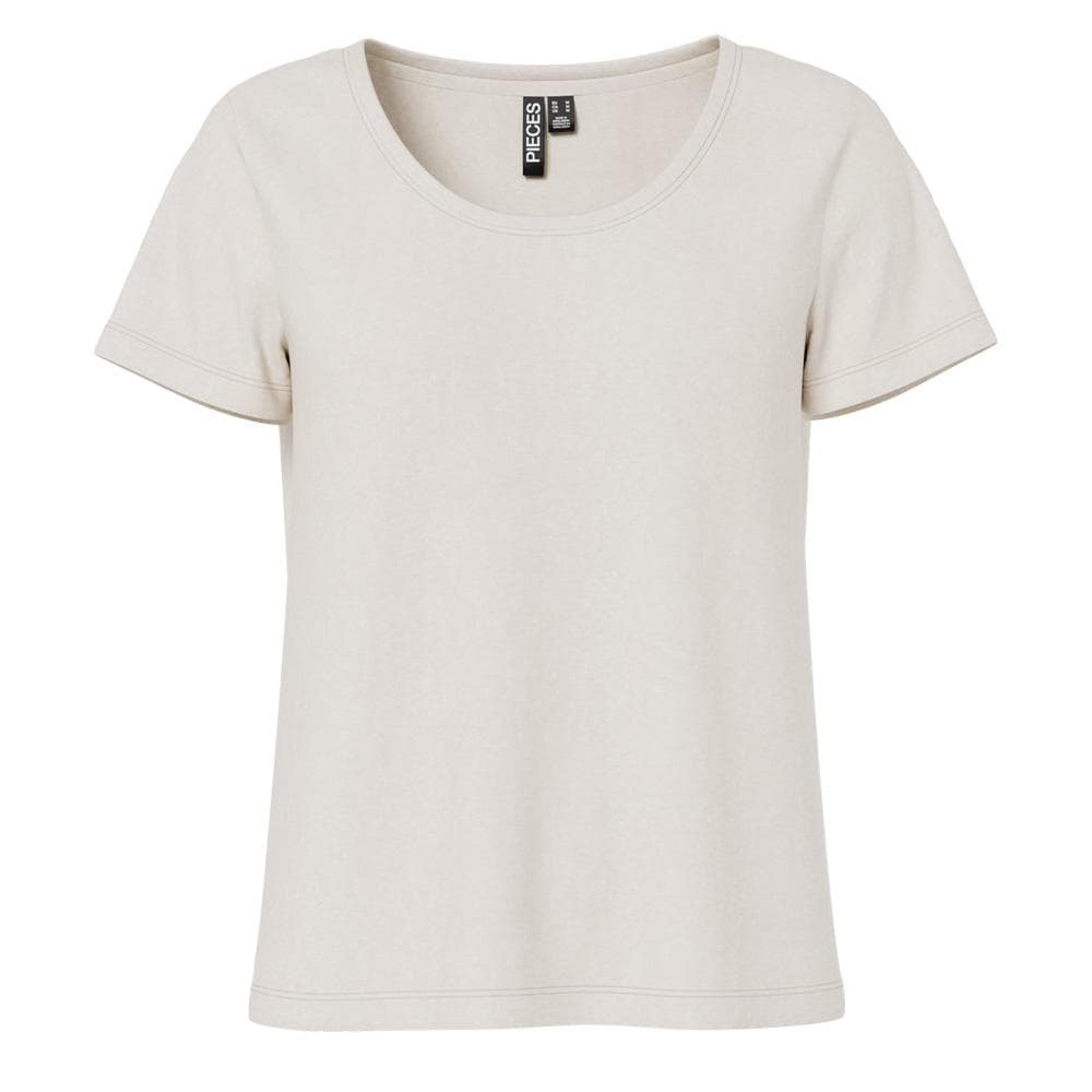 T-Shirt Rose Pale Femme Pieces Sophie 1