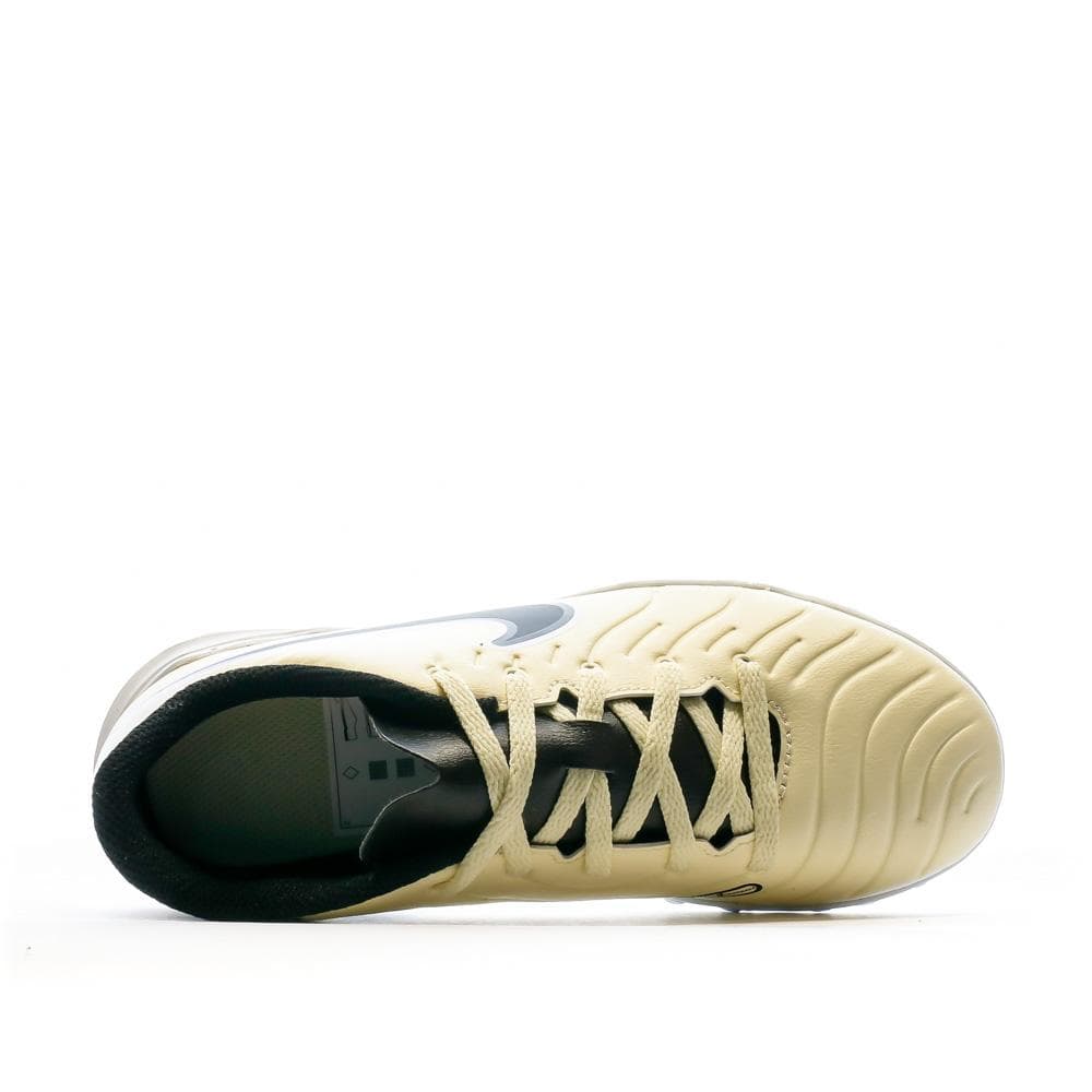 Chaussures de Football Blanc/Jaune Garçon Nike Legend 10 Club 4