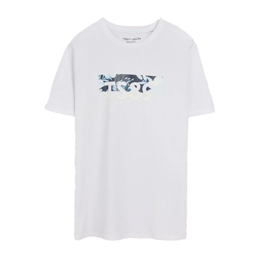 T-shirt Blanc Homme Teddy Smith 11015725D 1
