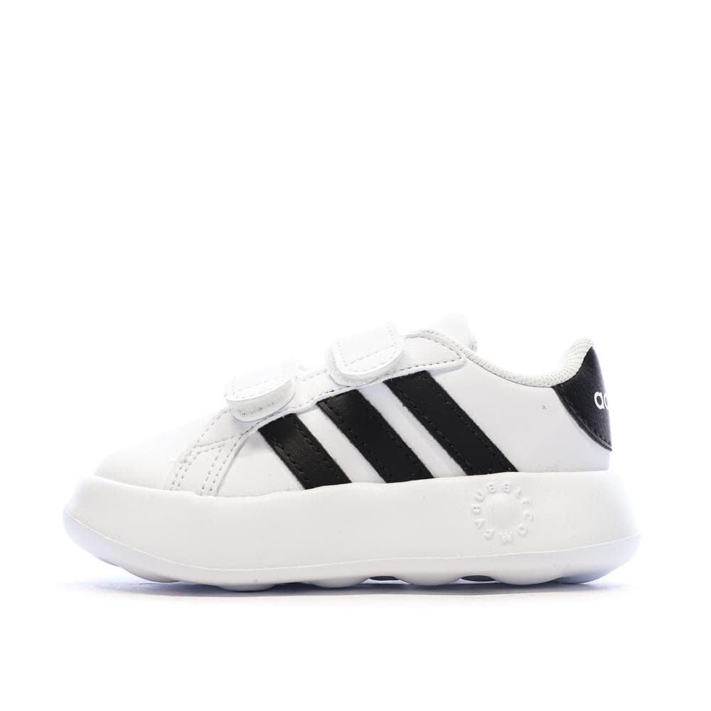 Baskets Blanches/Noires Garçon Adidas Grand Court 2.0 1