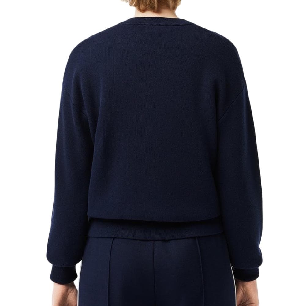 Pull Marine Femme Lacoste Organic 2