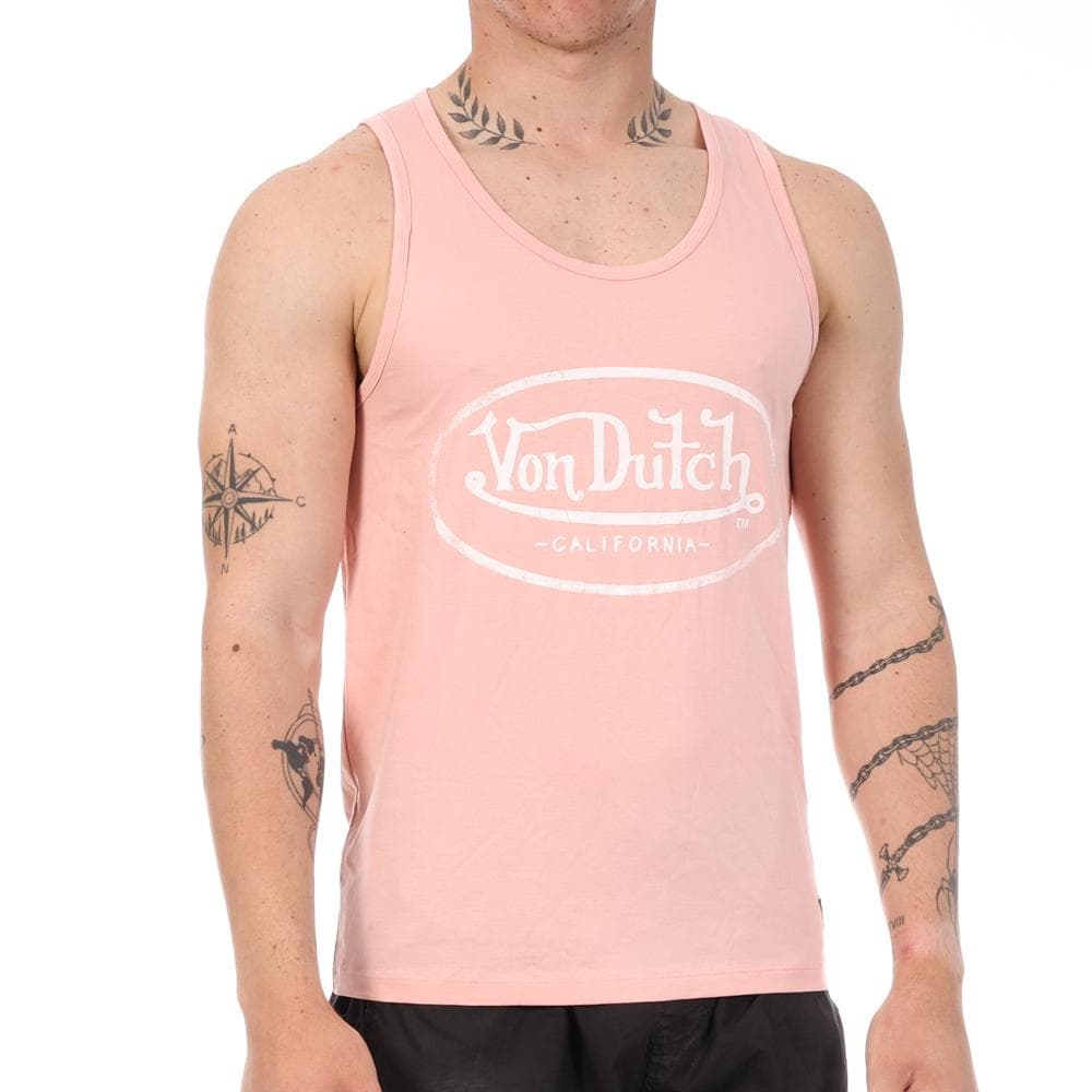 Débardeur Rose Homme Von Dutch Jersey 1