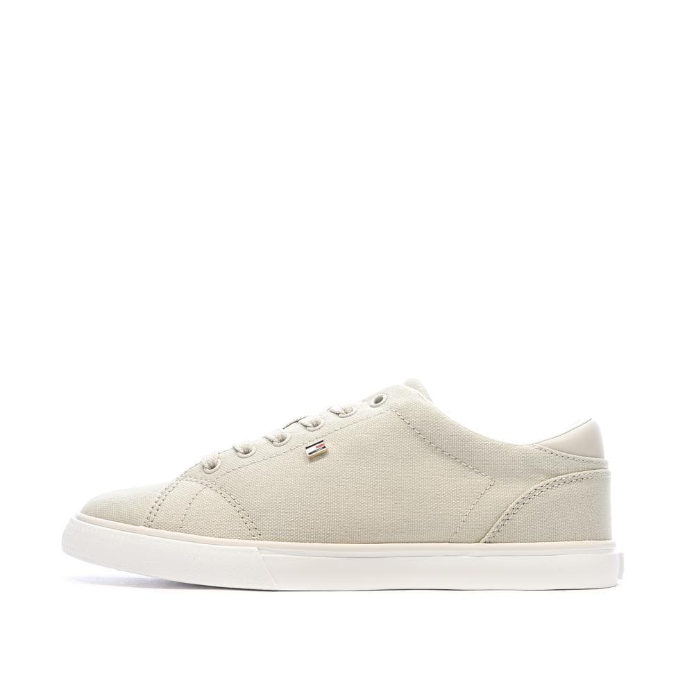 Baskets Beige Femme Tommy Hilfiger Th Low Profile 1