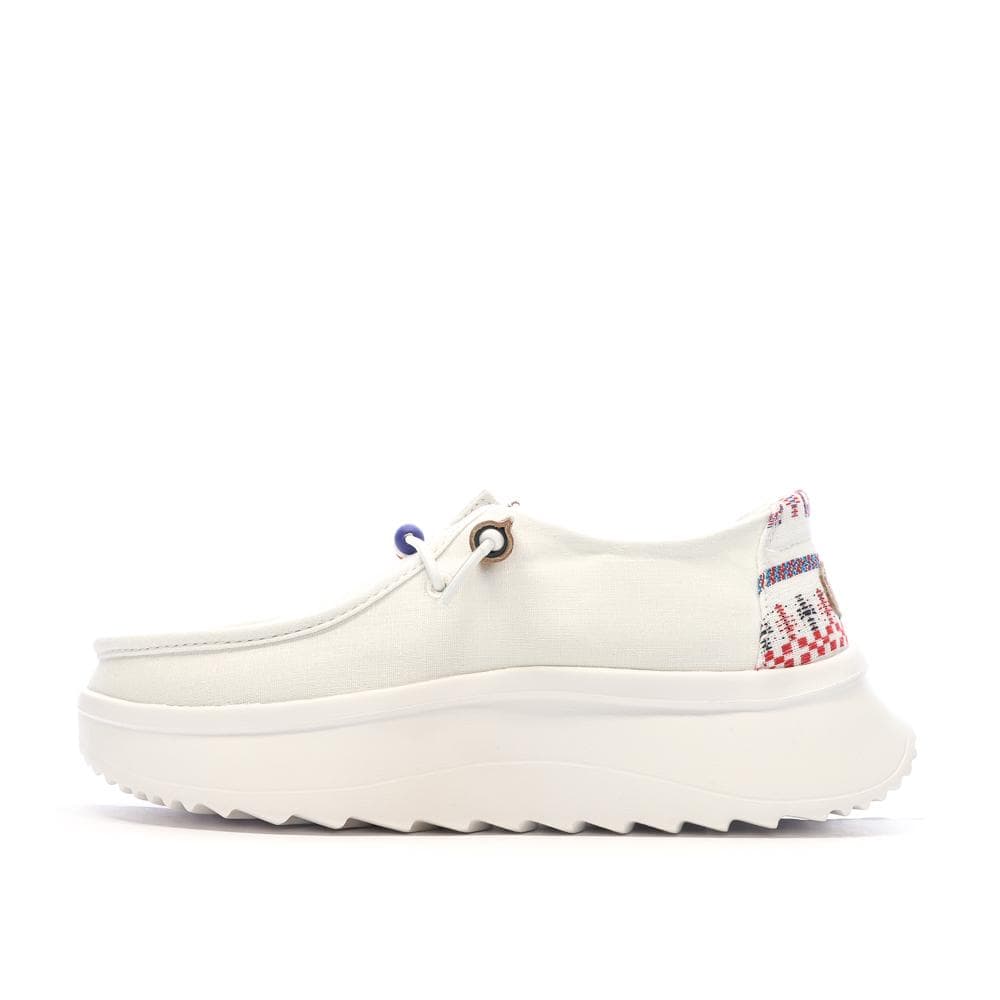 Chaussures Blanches Femme Hey Dude Wally Sport Mesh 1