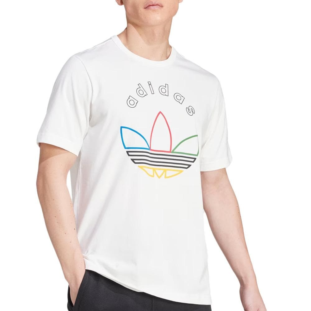 T-Shirt Blanc Homme Adidas Grfx 1