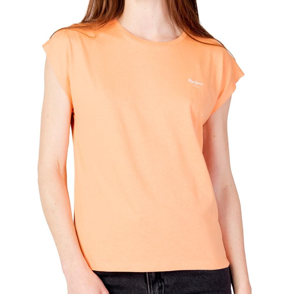 T-shirt Orange Femme Pepe jeans Bloom 1