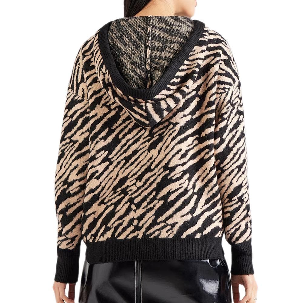 Pull Marron/Noir Femme Morgan MBANC 2