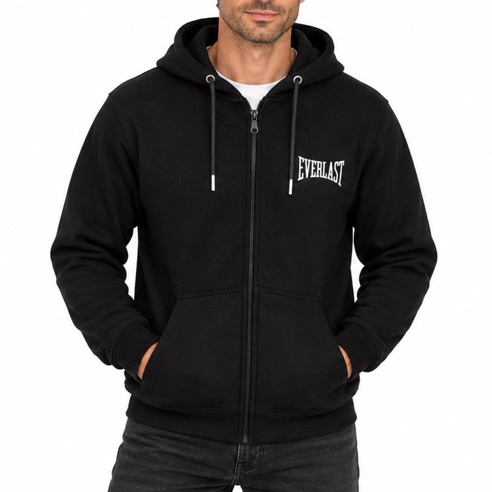 Sweat Zippé Noir Homme Everlast EL011 1