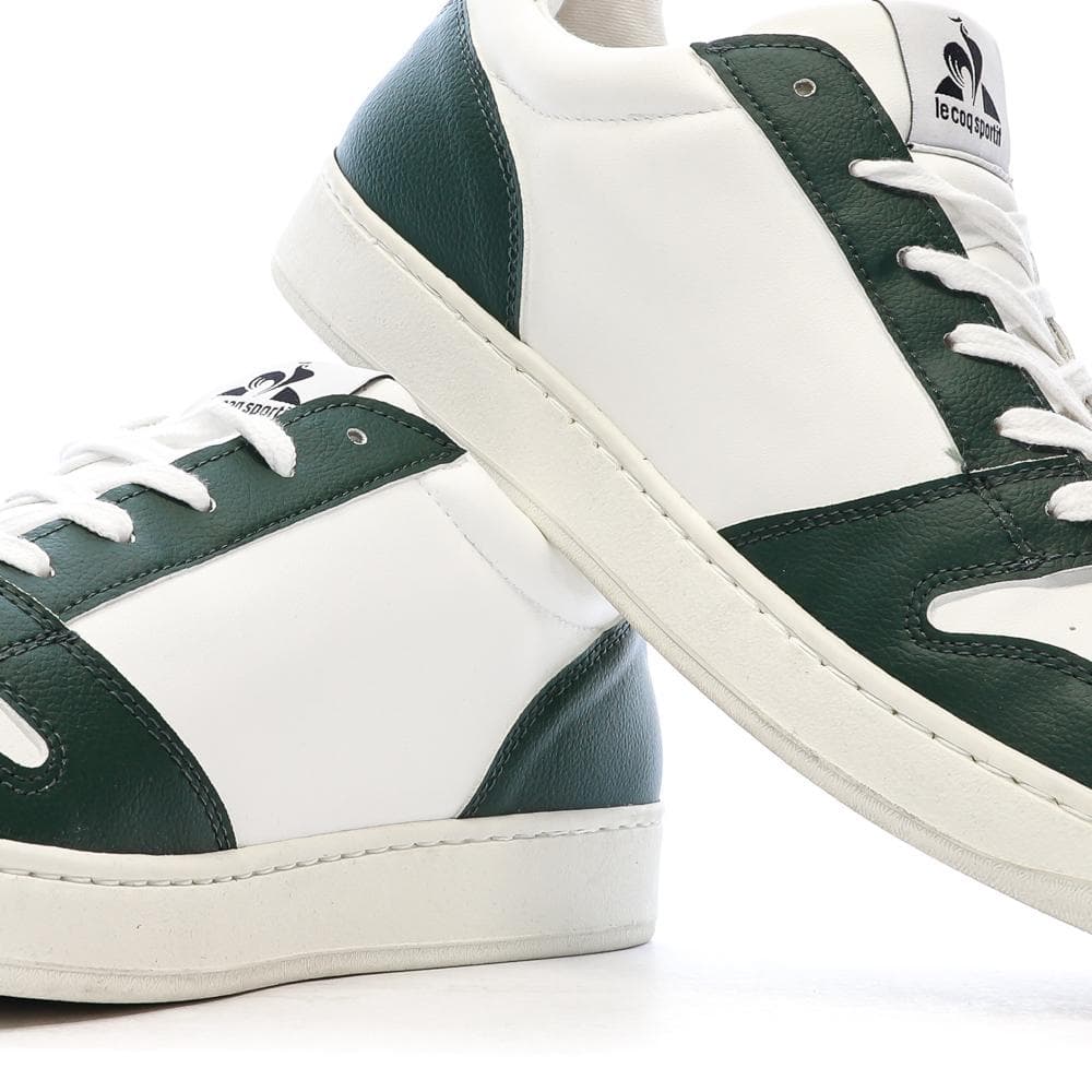 Baskets Blanc/Vert Mixte Le Coq Sportif Terra 7