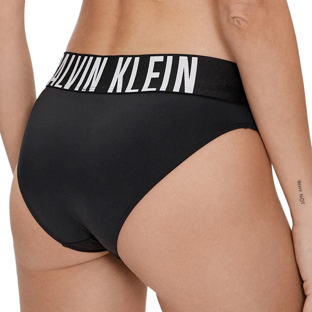 Culotte Noir/Blanc Femme Calvin Klein Jeans Bikini 2