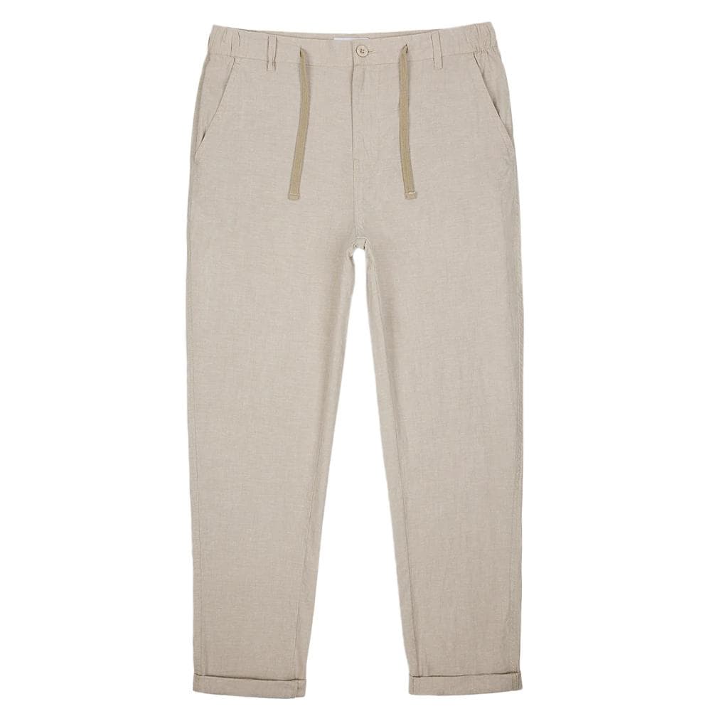 Pantalon Fluide Beige Homme Teddy Smith Linen 1