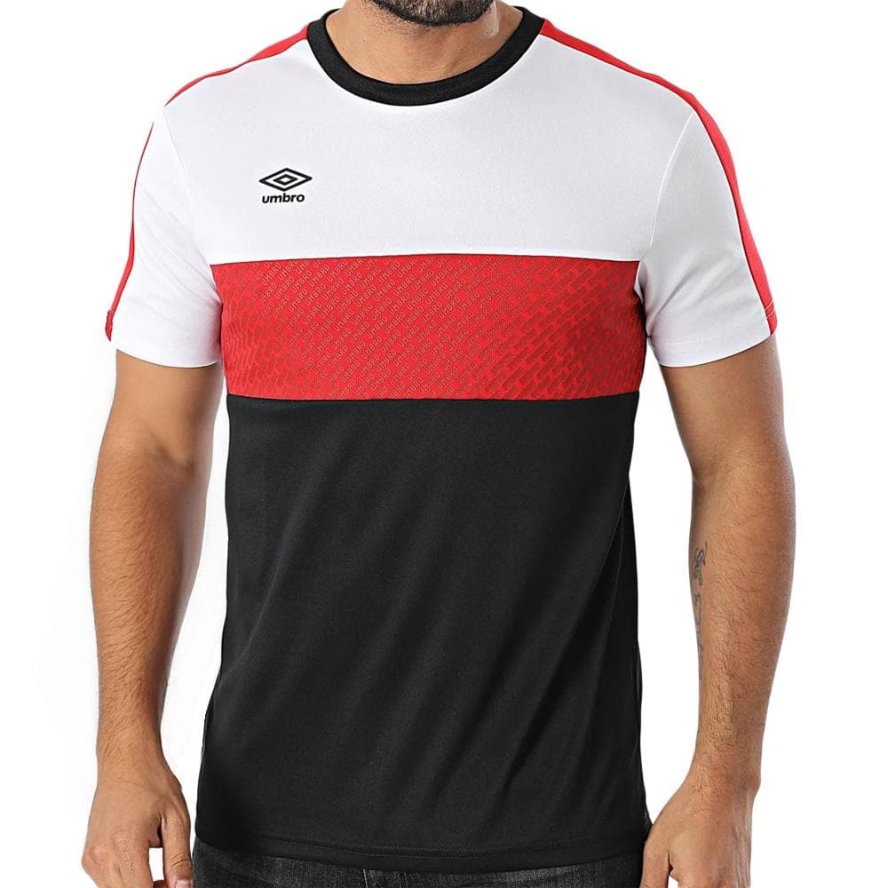 T-Shirt Rouge/Noir Homme Umbro Spl 1