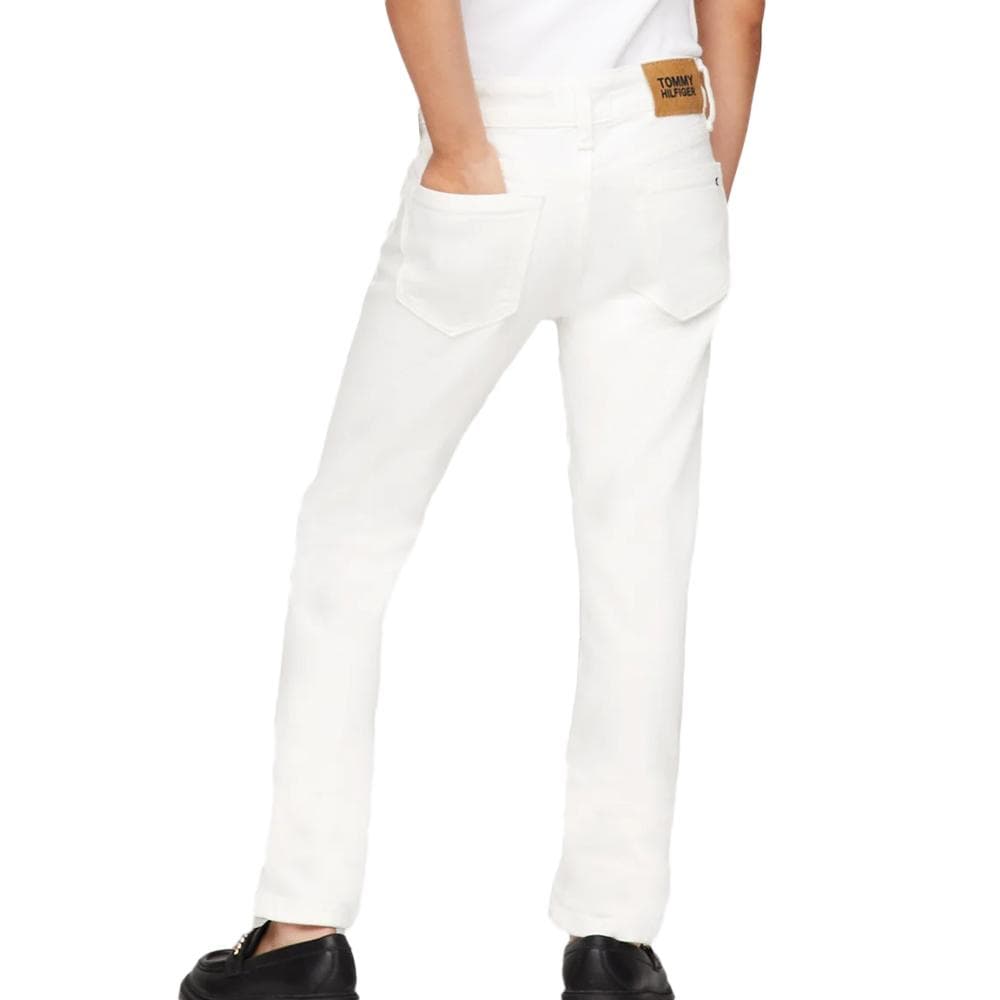 Jean Slim Blanc Fille Tommy Hilfiger Nora 2