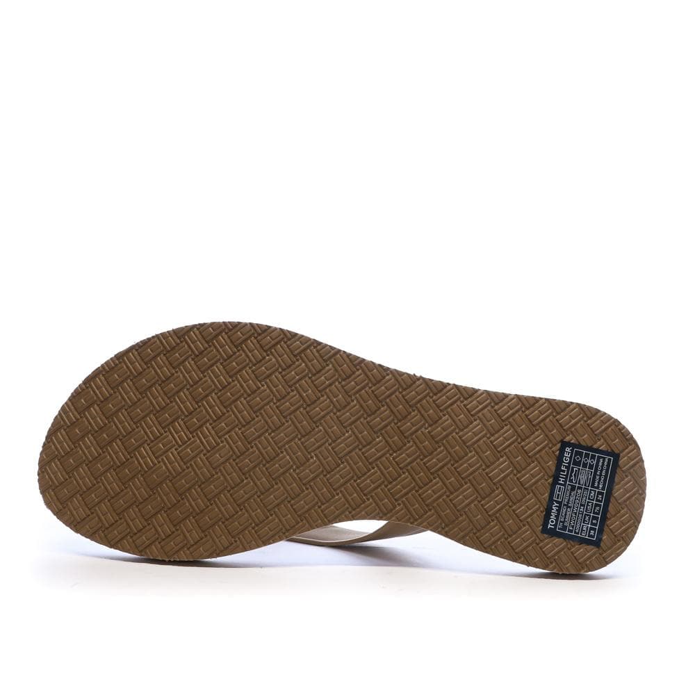 Tongs Beige Femme Tommy Hilfiger Scandi Premium 2