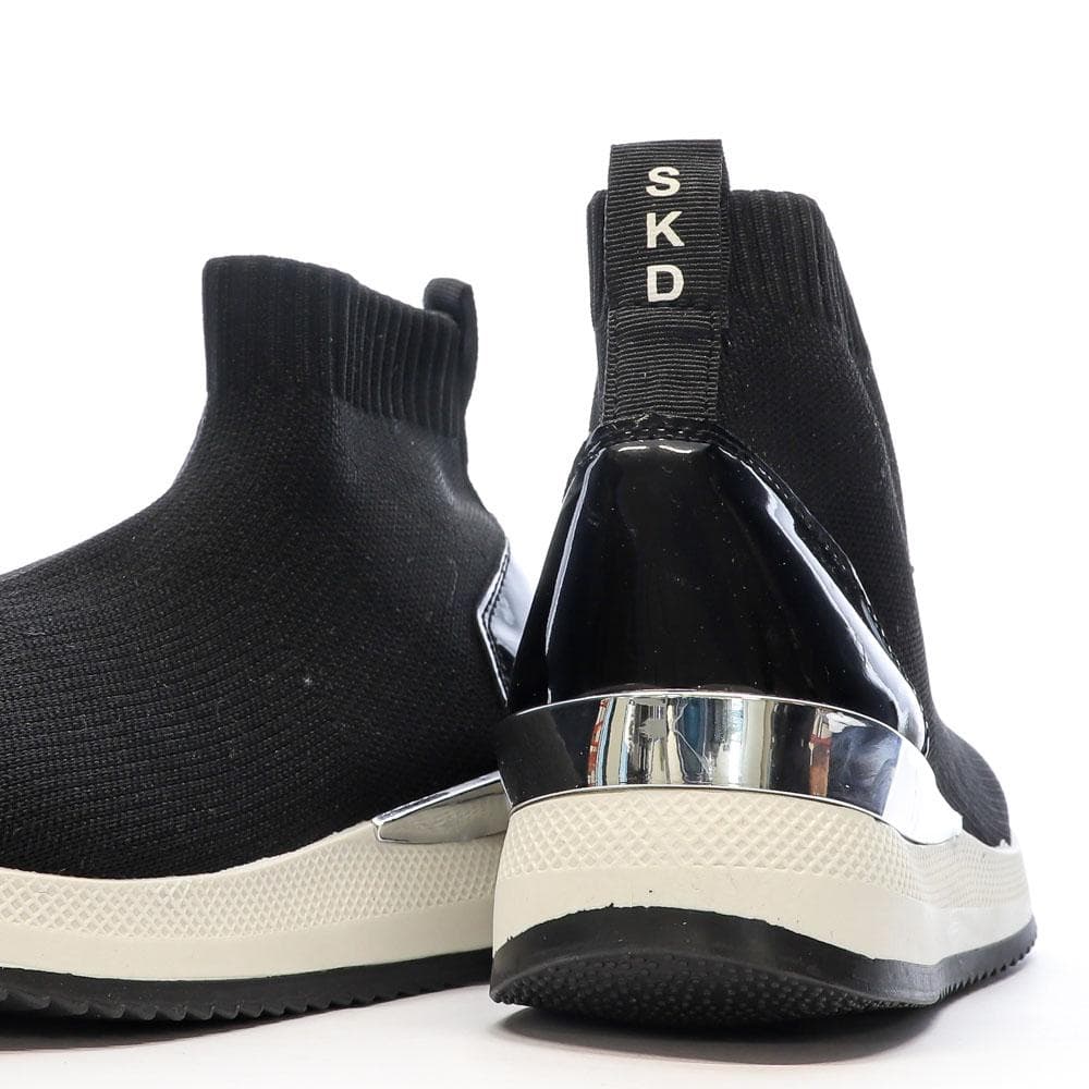 Baskets Noires Femme Eskandalo & Kaos Ankle 7