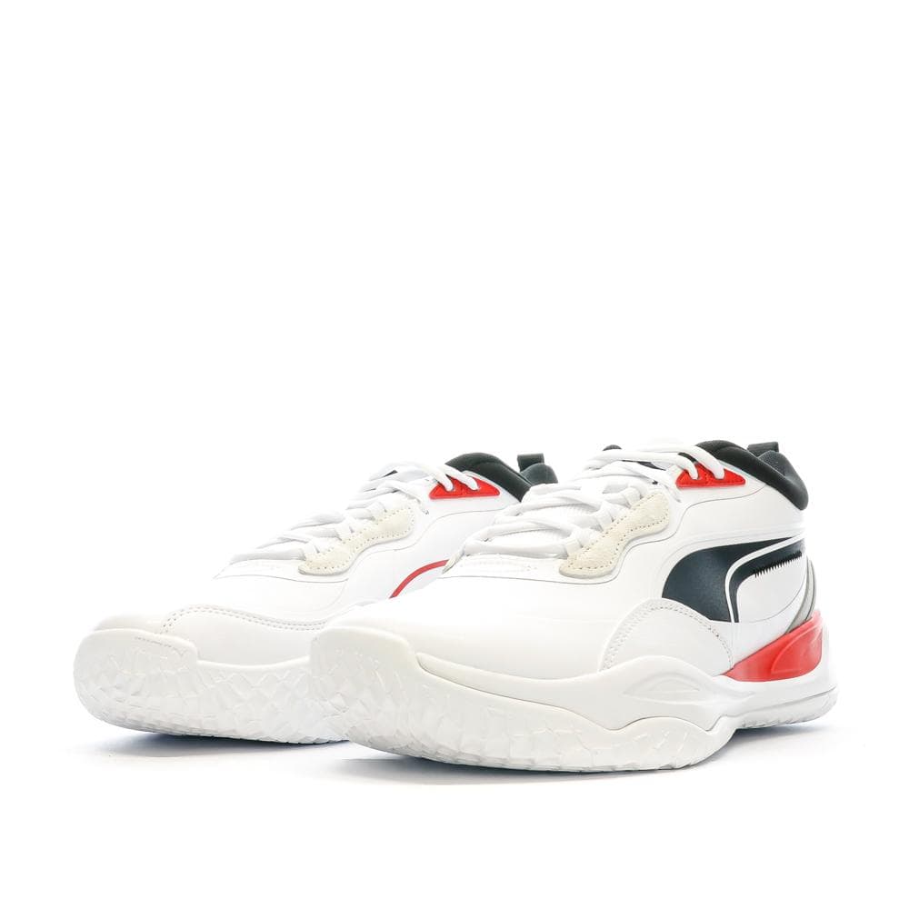 Chaussures de basketball Blanche/Rouge/Noir Homme Puma Playmaker 6