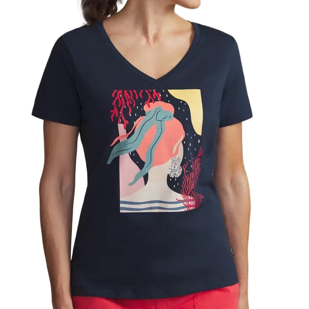 T-Shirt Marine Femme TBS ZILDOTEE 1