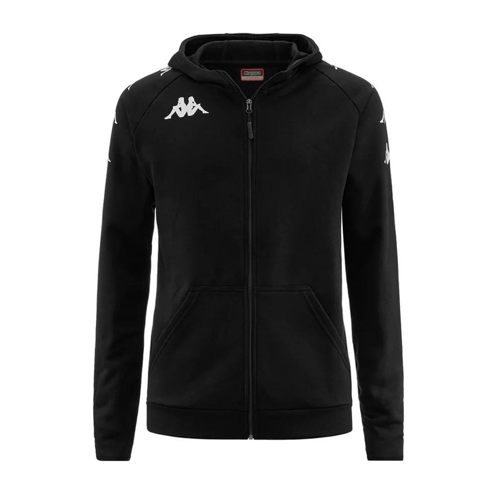 Sweat Zippé Noir Homme Kappa Divieto 1