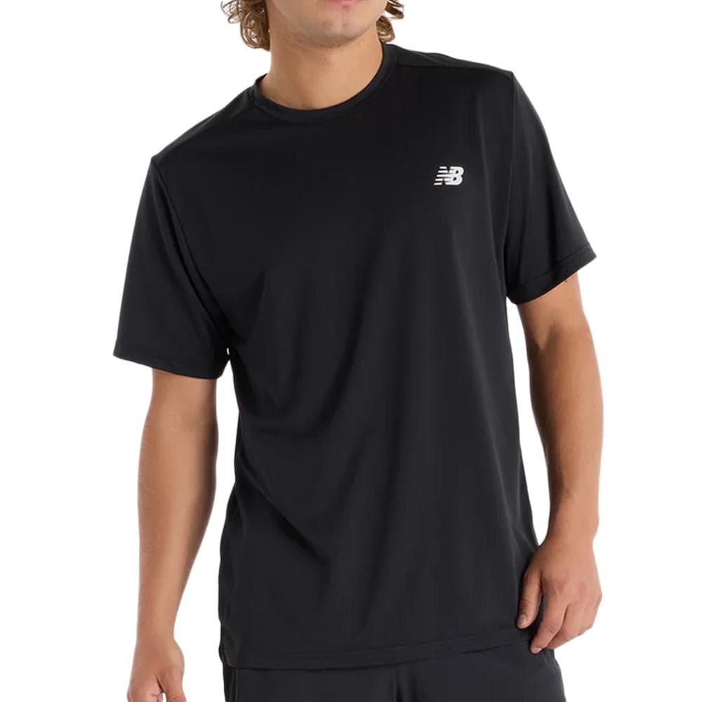 T-Shirt Noir Homme New Balance MT51801 1