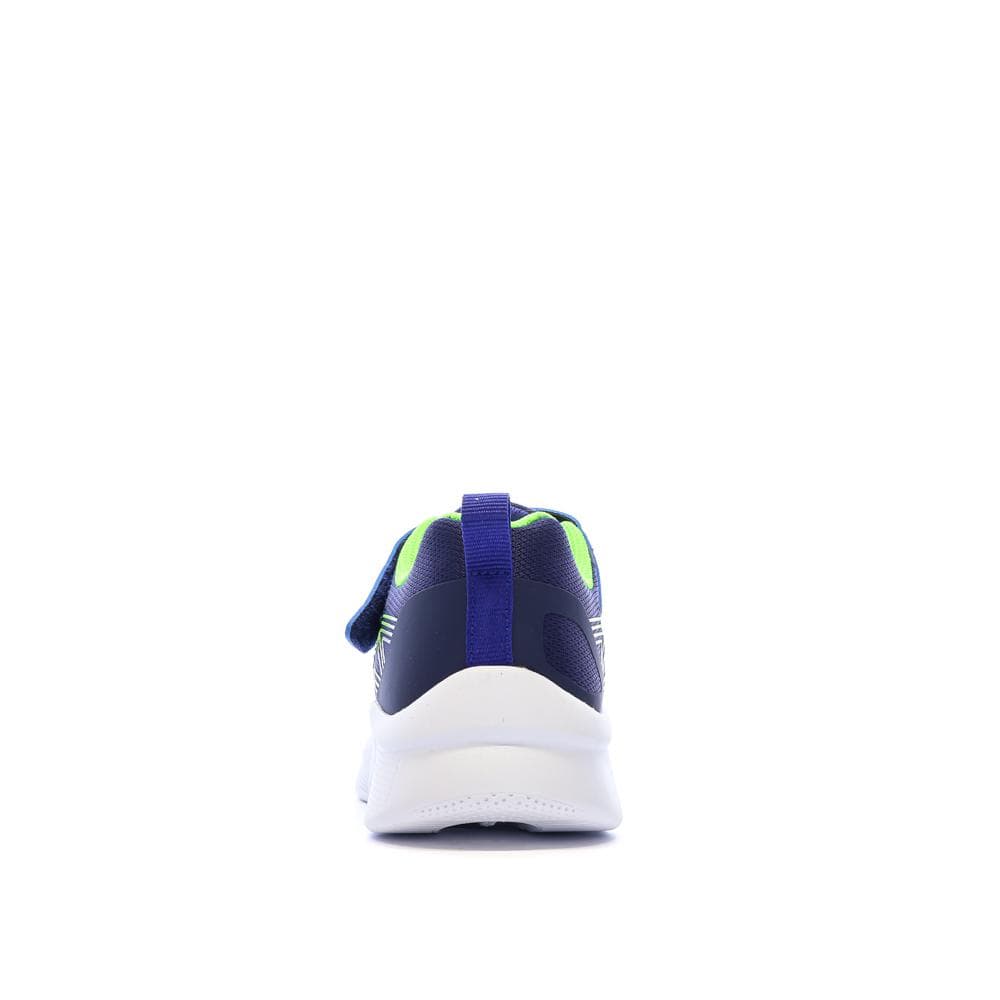 Baskets Marine/Vert Fluo Garçon Skechers Microspec-texlor 3