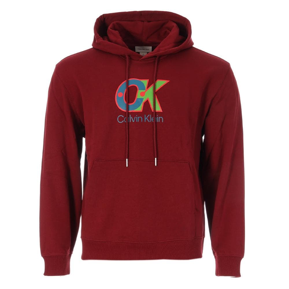 Sweat Bordeaux Homme Calvin Klein Jeans Terrys 1