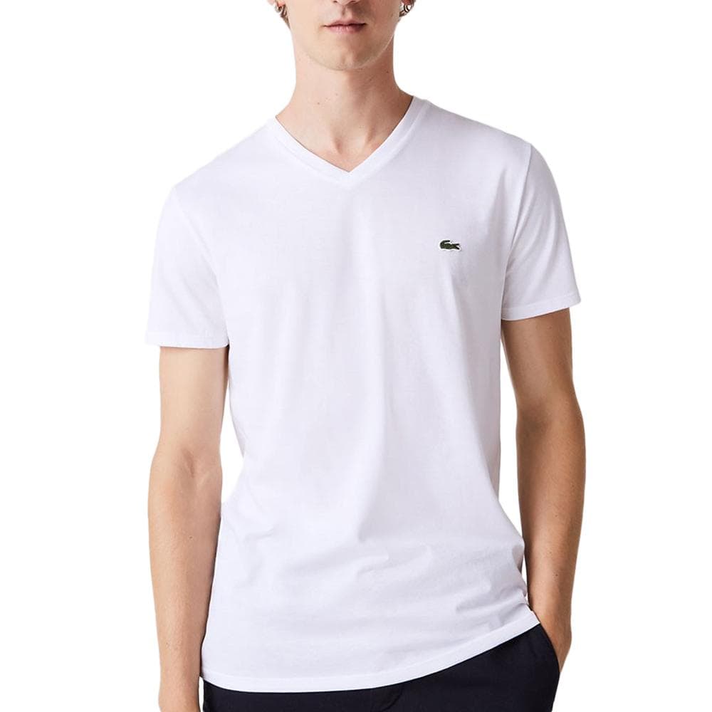 T-shirt Blanc Homme Lacoste TH6710001 1