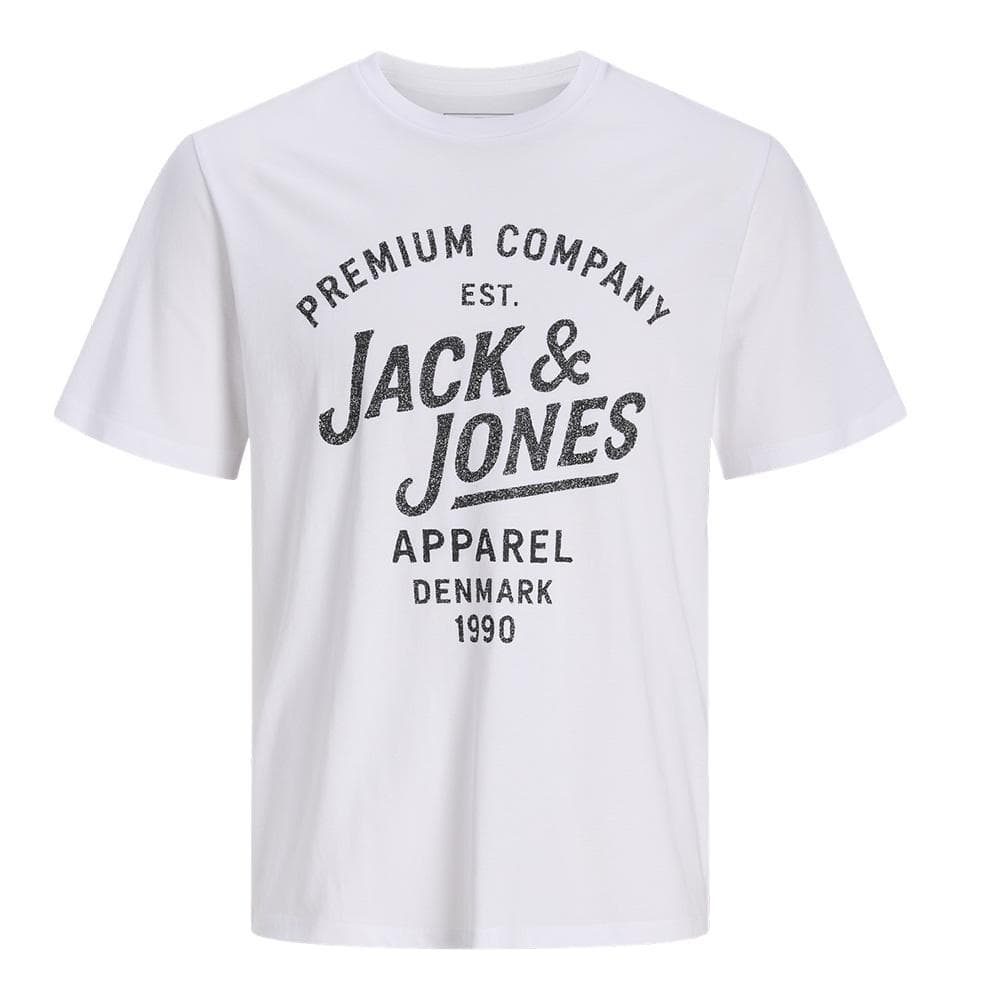T-shirt Blanc Garçon Jack & Jones Bluzane 1