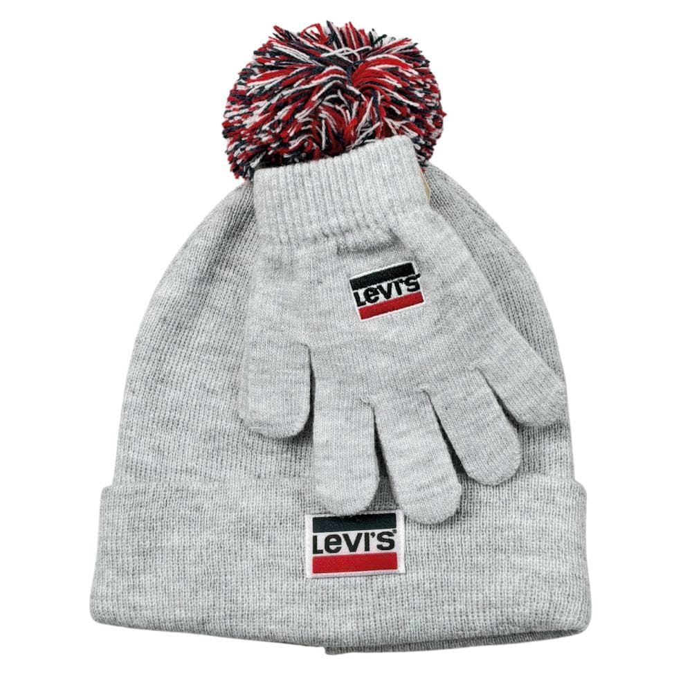 Ensemble Bonnet + Gants Gris Garçon Levi's Nep 1