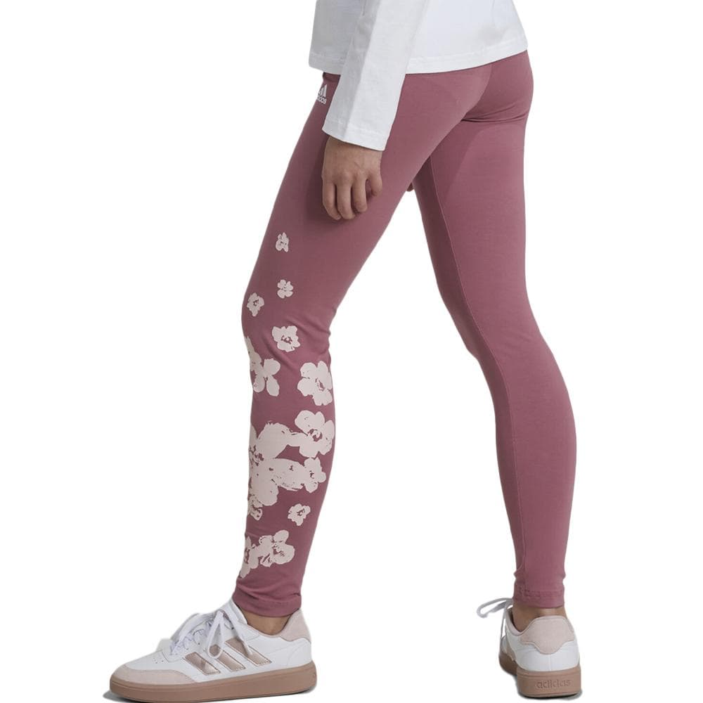 Survêtement Blanc/Rose Fille Adidas IV7315 2