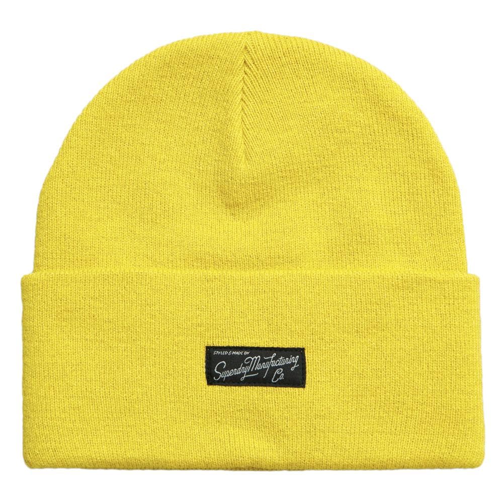 Bonnet Jaune Mixte Superdry Vintage Classic Beanie 1