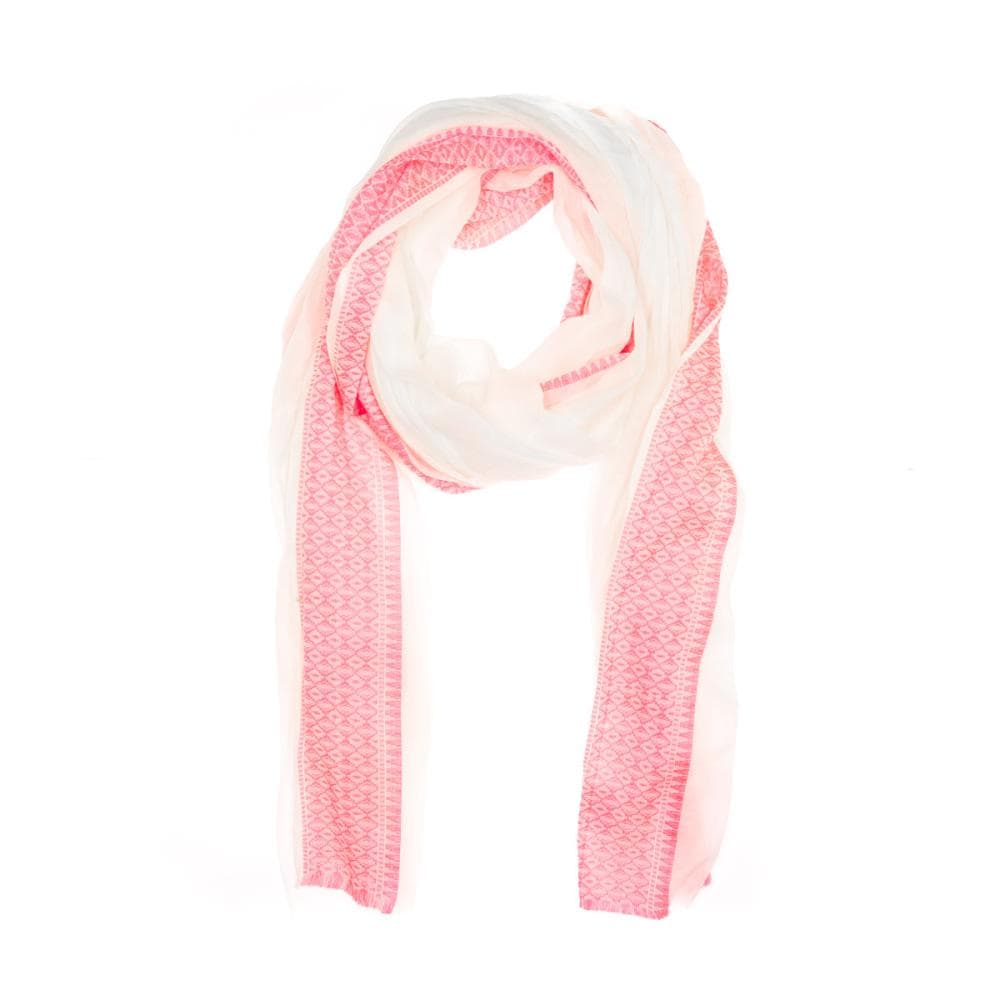 Foulard Crème/Rose Femme Sublevel 1