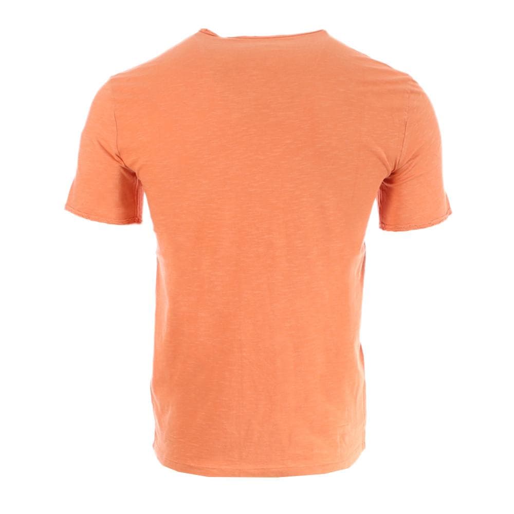 T-shirt Orange Homme Guess Dustin 2
