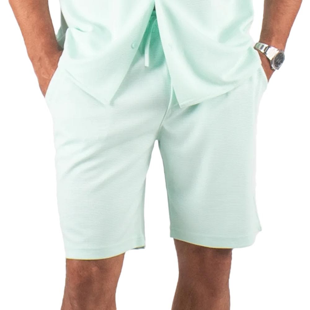 Short Vert d'Eau Homme Paname Brothers Poly 1