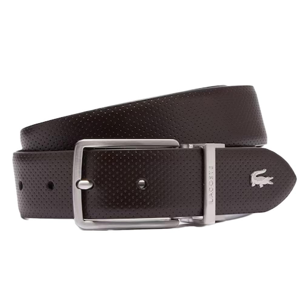 Ceinture Marron Cuir Homme Lacoste 35 Reversible - T 1